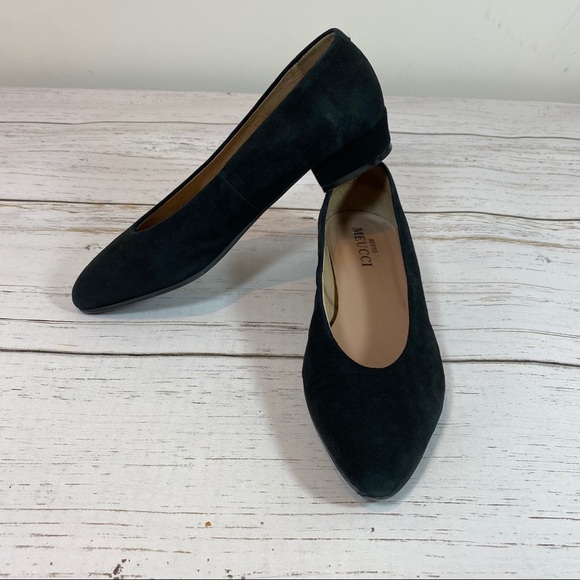 Chaussure femme Sesto Meucci cuir noir marron à enfiler avec pompon